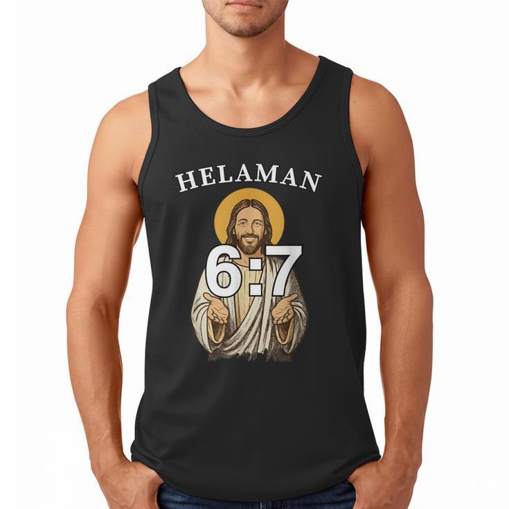 LDS Book Of Mormon Meme Helaman 6 Men Tank Top