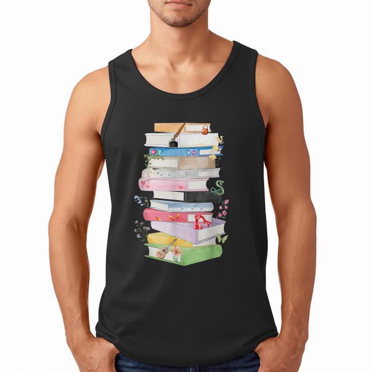 Life Of A Reader Book Lovers Book Nerds Bookworm Men Tank Top