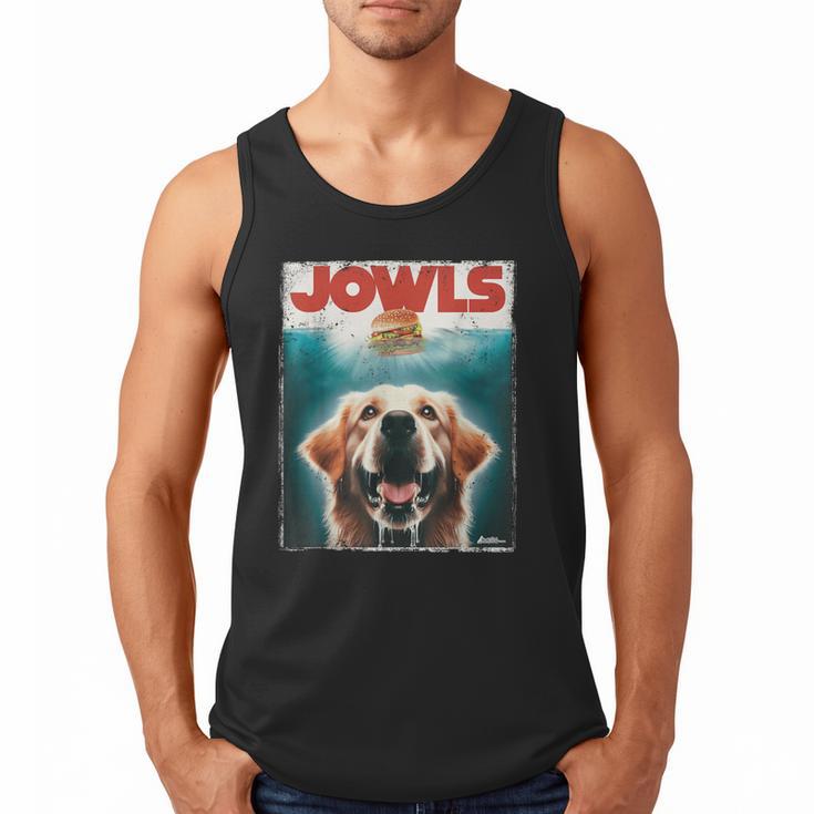Light Golden Retriever Jowls Top Paws Cream Lab Dog Mom Dad Men Tank Top