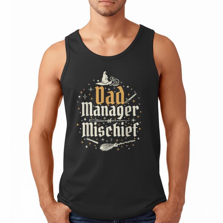 Magical Dad Manager Of Mischief Birthday Boys Girls Men Tank Top