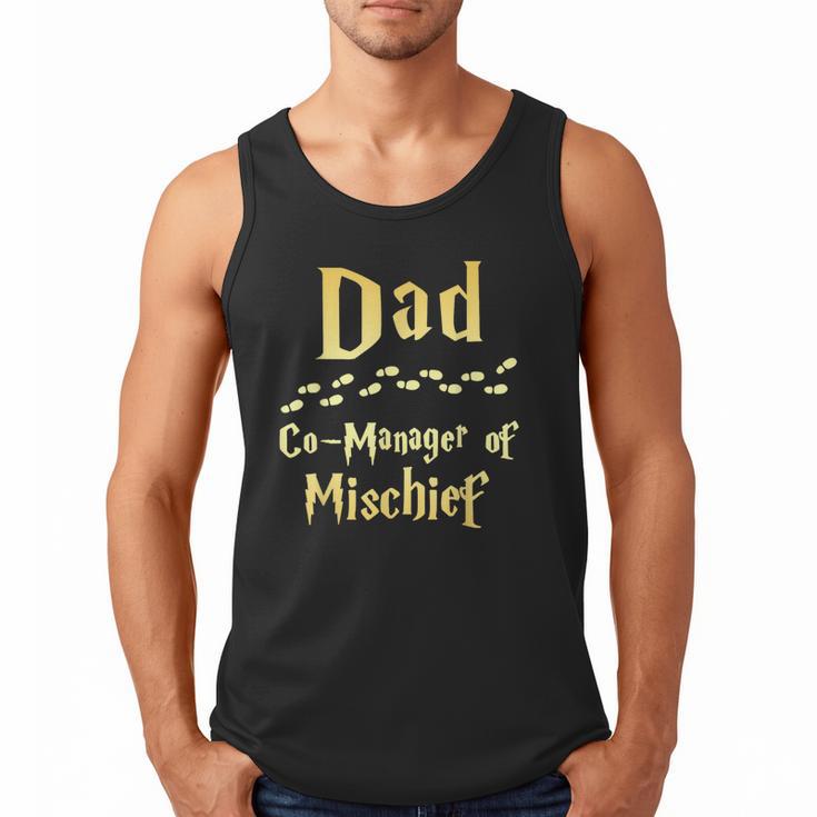 Magical Dad Manager Of Mischief Birthday Family Matching Men Tank Top