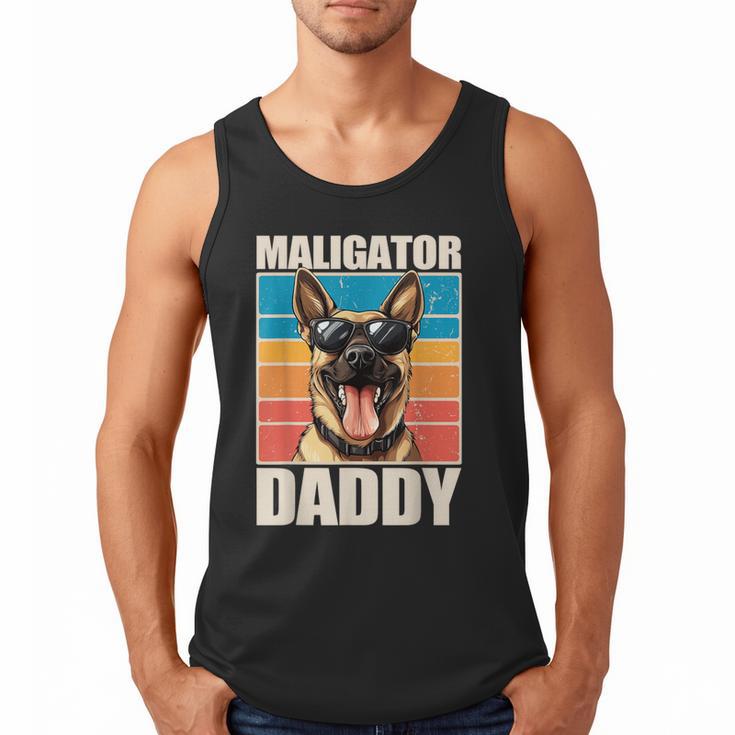 Malinois Dad Maligator Daddy Belgian Malinois Men Tank Top