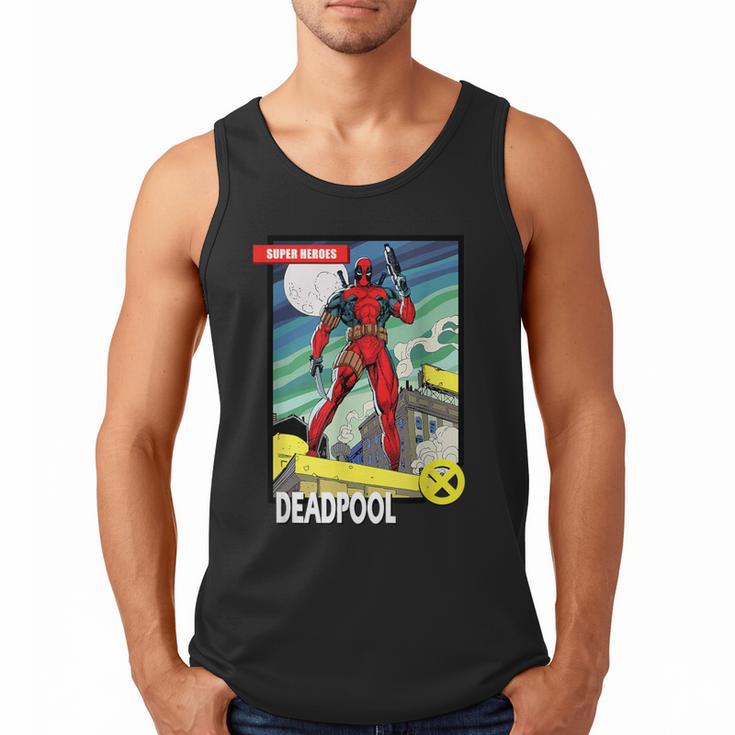 Marvel Comics Deadpool Vintage Book Art Men Tank Top