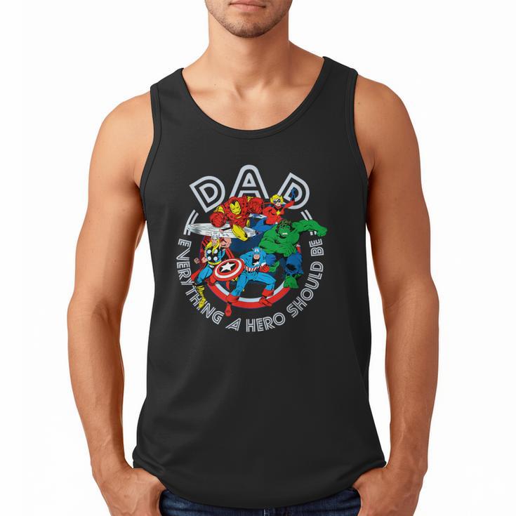 Marvel Comics Retro Classic Father's Day Avengers Hero Dad Men Tank Top