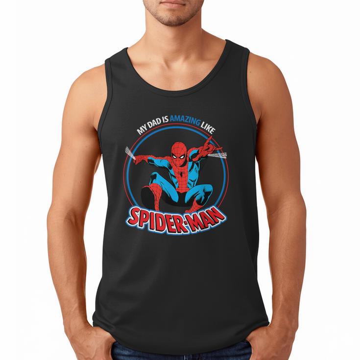 Marvel Dad Is Amazing Like Spider-Man Father's Day Men Tank Top