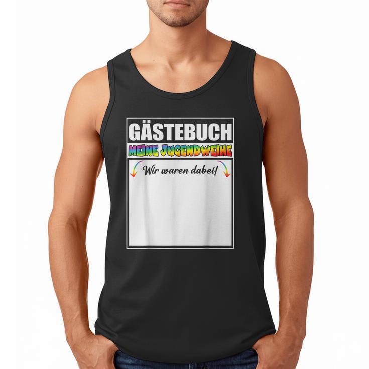 Meine Jugendweihe Guest Book Colourful Wir Waren Dabei MäDchen German Men Tank Top