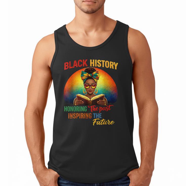 Melanin Honoring Past Inspiring Pride Book Month Men Tank Top