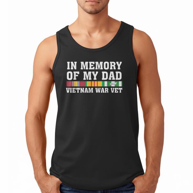 In Memory Of My Dad Vietnam Veteran Family Matching Men Tank Top