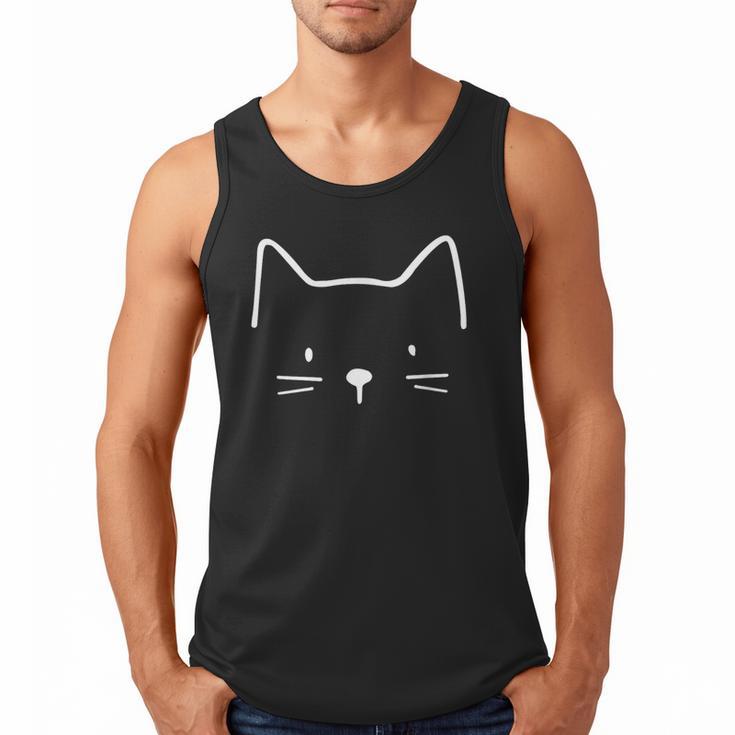 Minimalist Cat Mom Cat Dad Men Kids Women Cat Men Tank Top