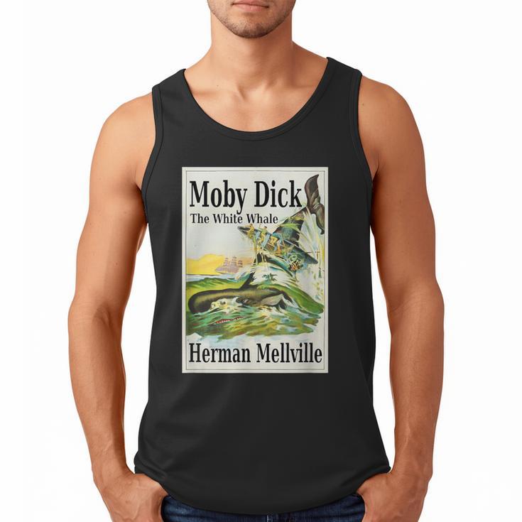 Moby Dick Book Cover Illustration Men Tank Top
