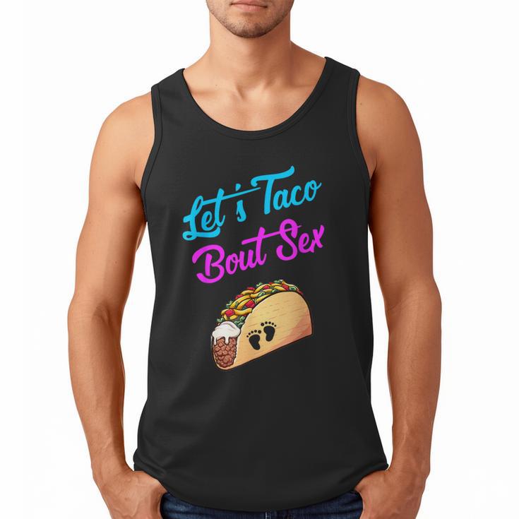 Mom Dad Let's Taco Bout Sex Gender Reveal Party Men Tank Top