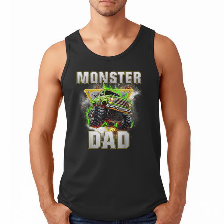 Monster Truck Dad Monster Truck Are My Jam Adults Kids Men Tank Top