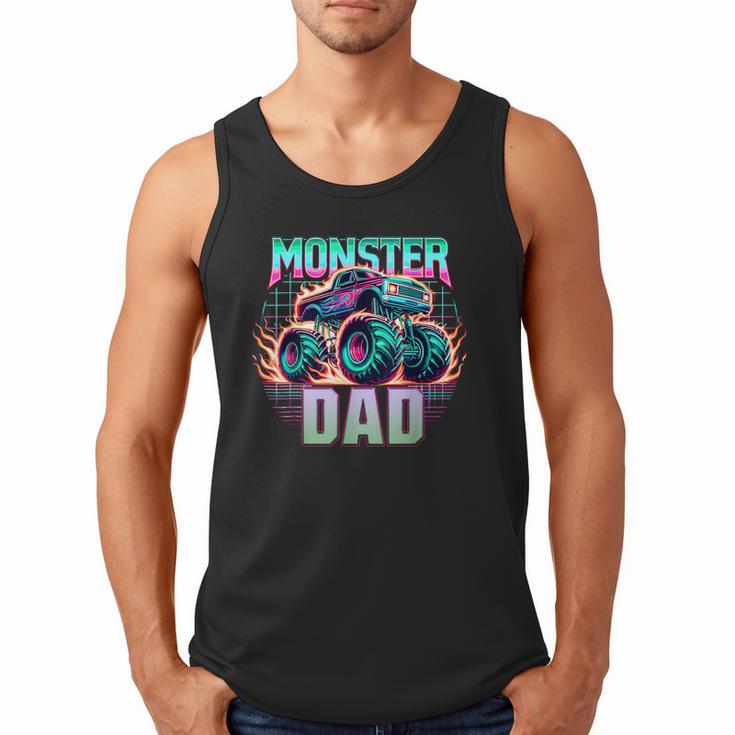 Monster Truck Dad Monster Truck Are My Jam Truck Lovers Men Tank Top