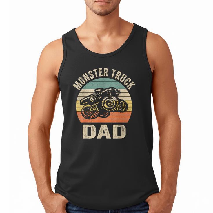 Monster Truck Dad Shirt Retro Vintage Monster Truck Shirt Men Tank Top