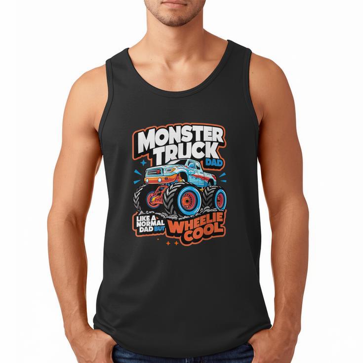 Monster Truck Dad Wheelie Cool Like Normal Dad Men Tank Top