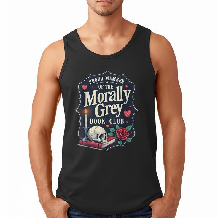 Morally Grey Merch Dark Romance Romantasy Smutty Book Lover Men Tank Top