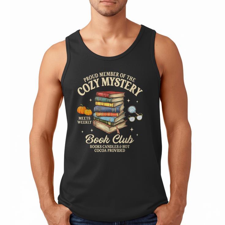 Mystery Book Reader Member Of The Cozy Mystery Book Club Men Tank Top