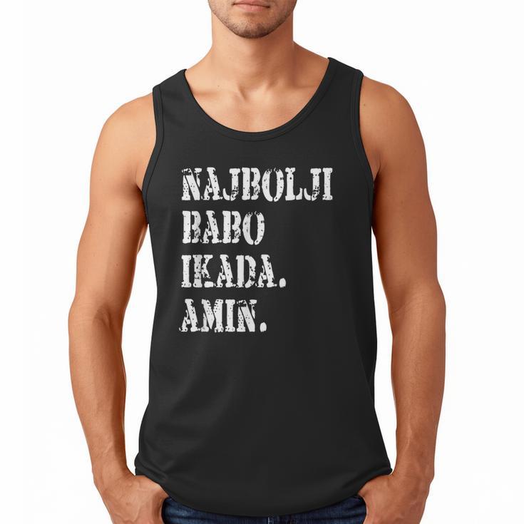 Najbolji Babo Ikad Bosnian Dad Men Tank Top