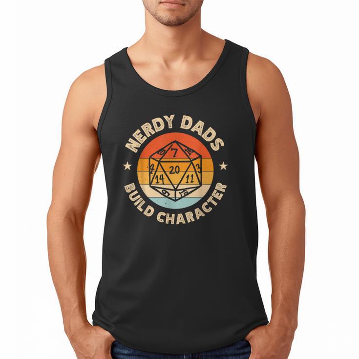 Nerdy Dads Build Character Men Tank Top