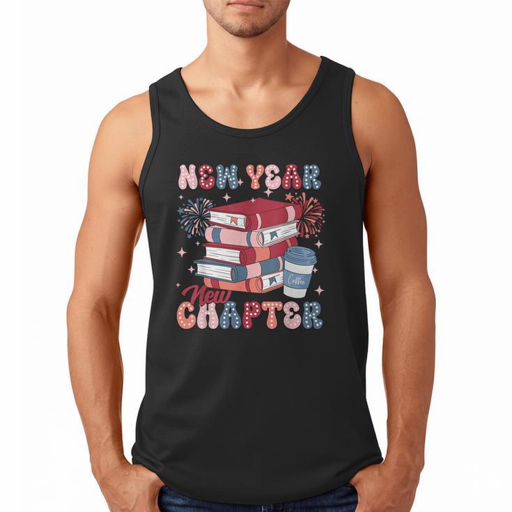 New Year New Chapter Happy New Year 2025 Book Lover Men Tank Top