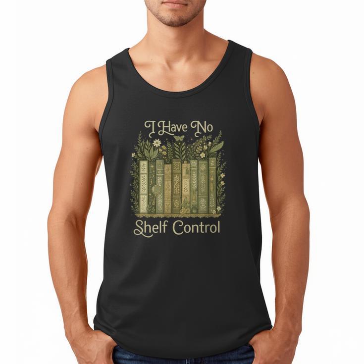 I Have No Shelf Control Vintage Botanical Books Graphic Men Tank Top