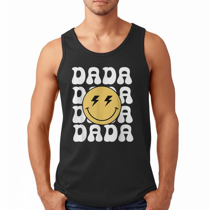 One Happy Family Birthday Matching Apparel Dada One Happy Dude Birthday Theme Family Matching Adult Child Short Sleeve Crew Neck Classic Fit Polyester 50 Cotton 50 Men Tank Top