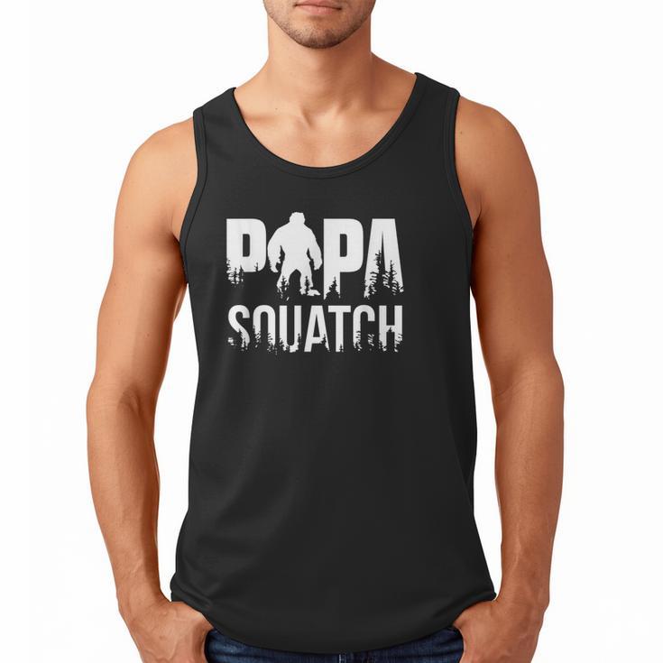 Papa Squatch For Dad Sasquatch Fathers Day Men Tank Top