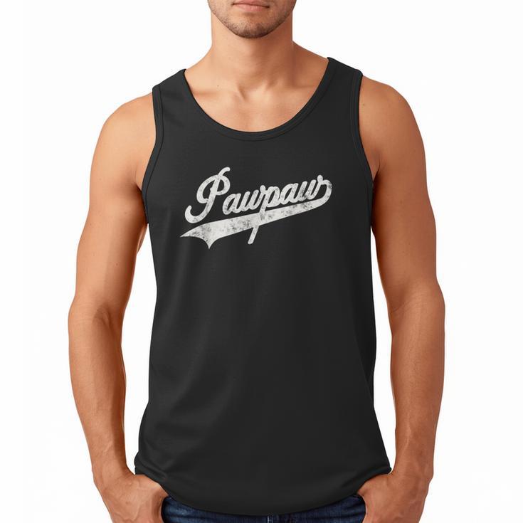 Pawpaw Vintage Retro Style For Dad Grandpa Men Tank Top