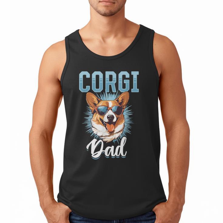 Pembroke Welsh Corgi Corgi Dad Men Tank Top