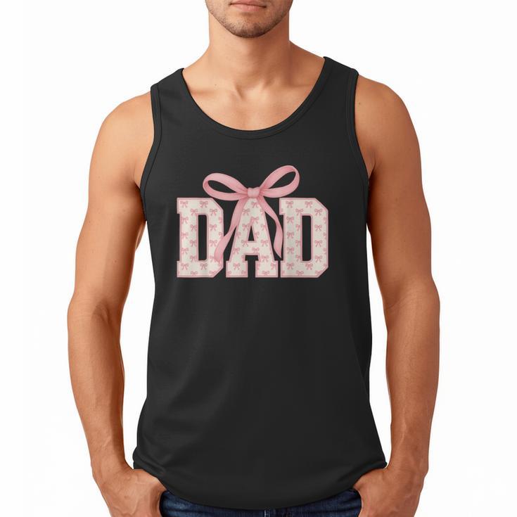 Pink Bow Dad Dad Life Best Dad Ever Father's Day Tees Men Tank Top