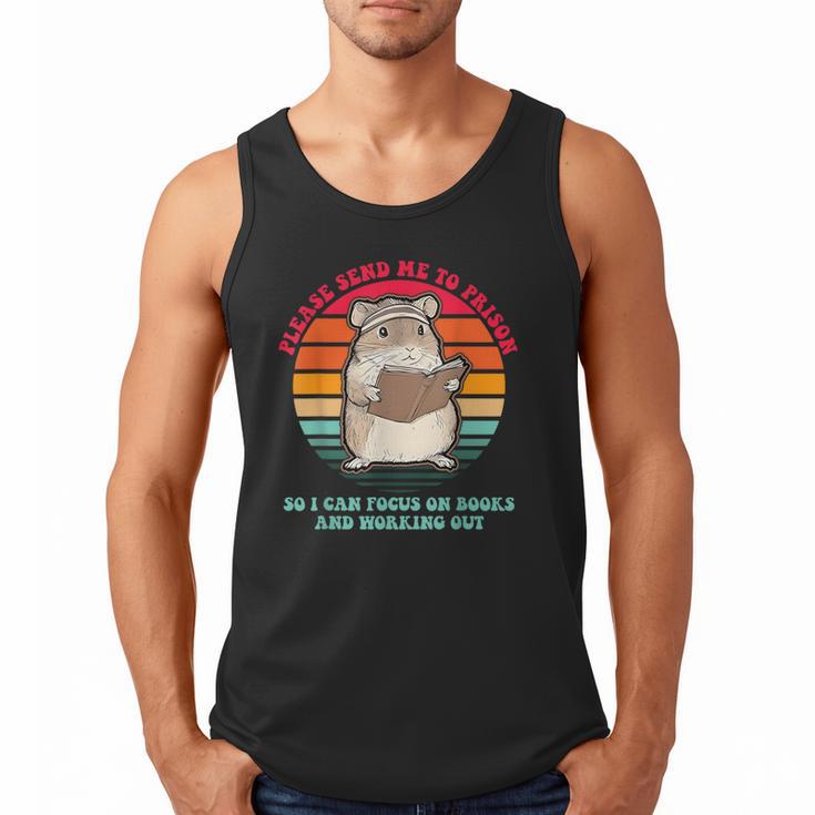 Please Send Me To Prison So I Can Focus On Books Men Tank Top