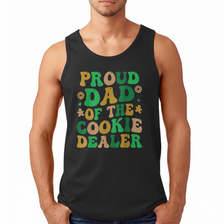 Proud Dad Of a Cookie Dealer Scout Troop Cookie Dealer Girls Men Tank Top