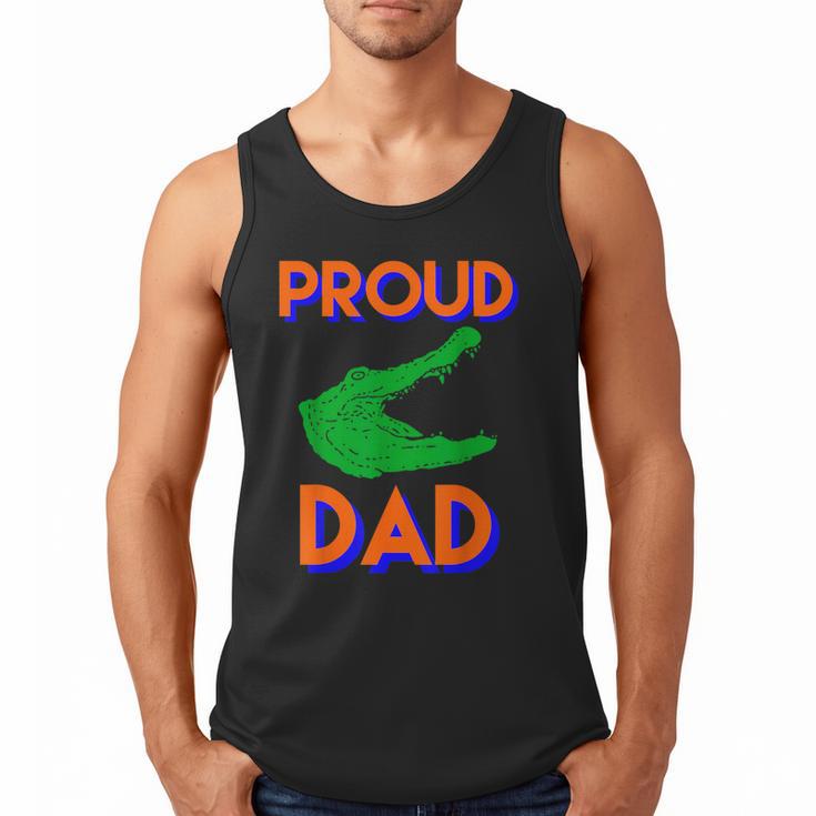 Proud Dad Of A Gator Unique Idea For Fathers Day Men Tank Top