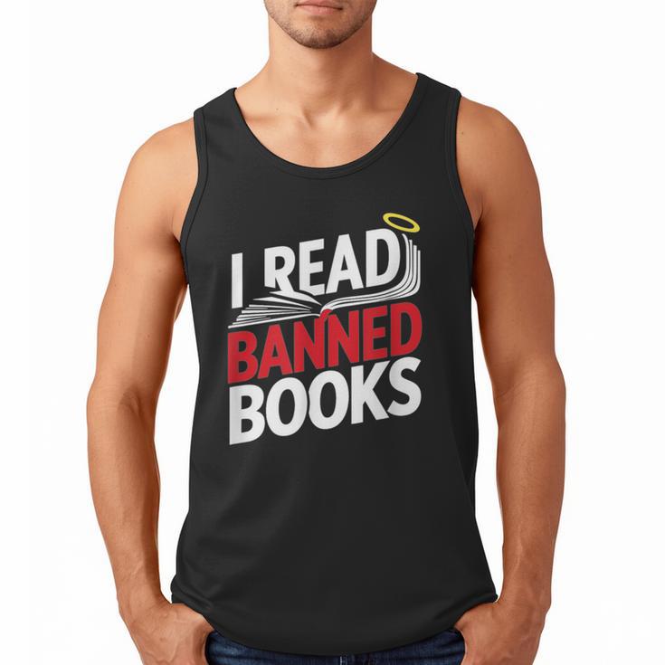 I Read Banned Books Defiant And Bold Men Tank Top