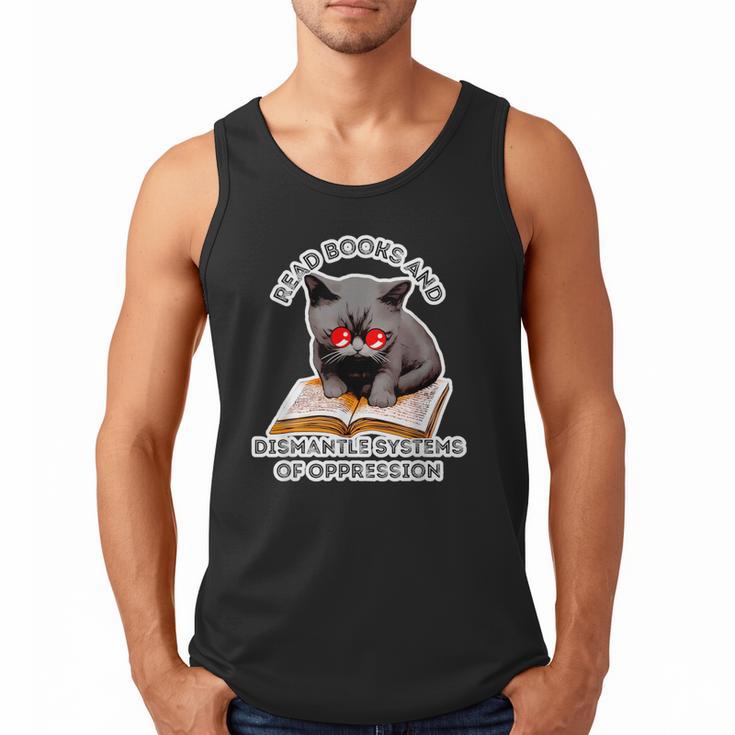 Read Books And Dismantle Systems Of Oppression Men Tank Top