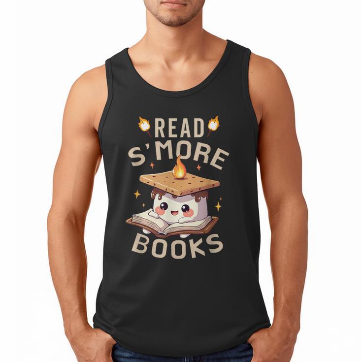 Read S'More Book Marshmallow Book Reading Lover Men Tank Top