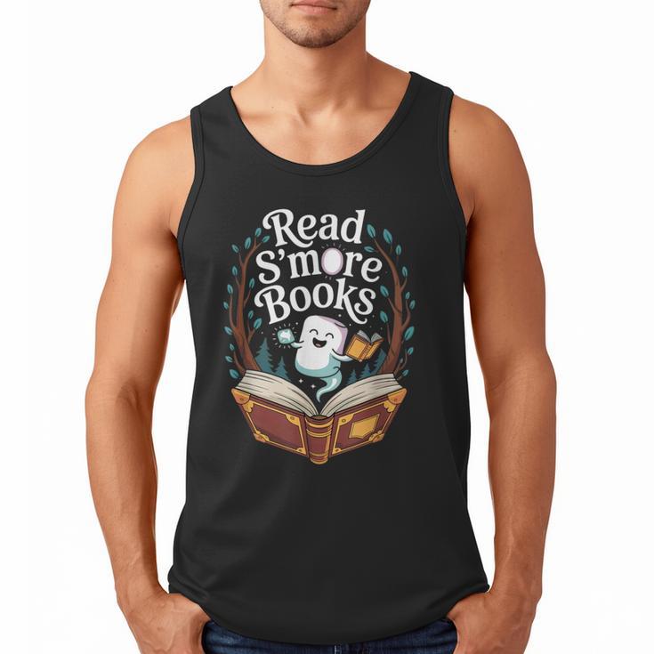 Read S'More Books Camping Outdoors Travel Campfire Men Tank Top