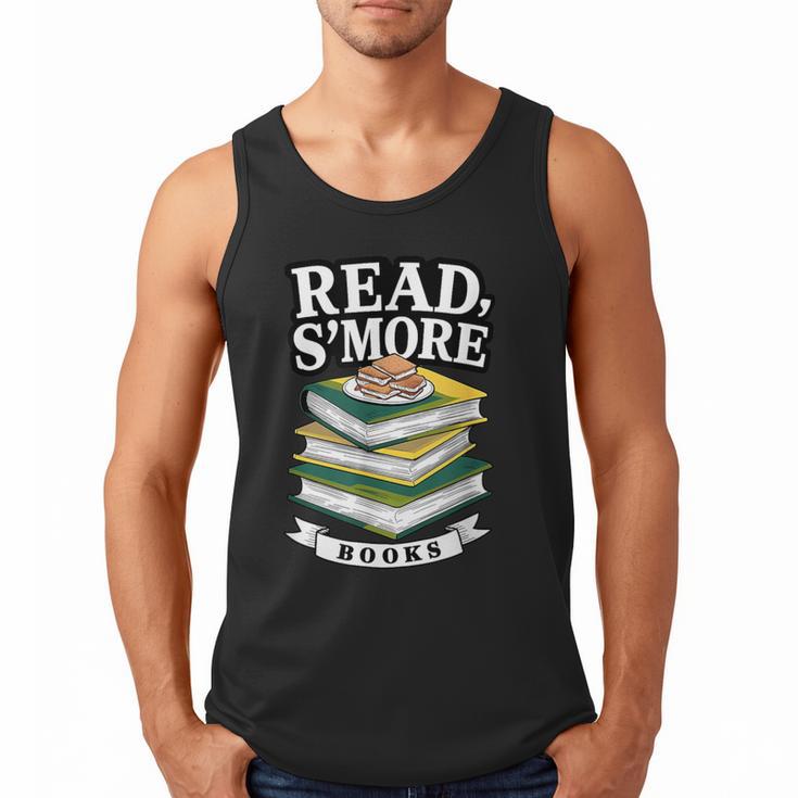 Read S'More Books Marshmallow Reading Smores Men Tank Top
