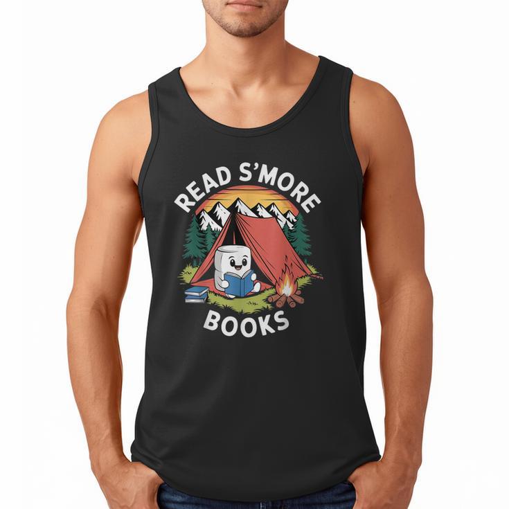 Read S'More Books Reading Camping Smores Kawaii S'Mores Men Tank Top