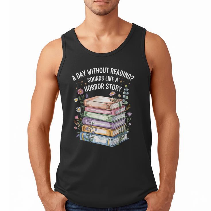 Reading Book Lover Humor For Readers And Bookworms Men Tank Top