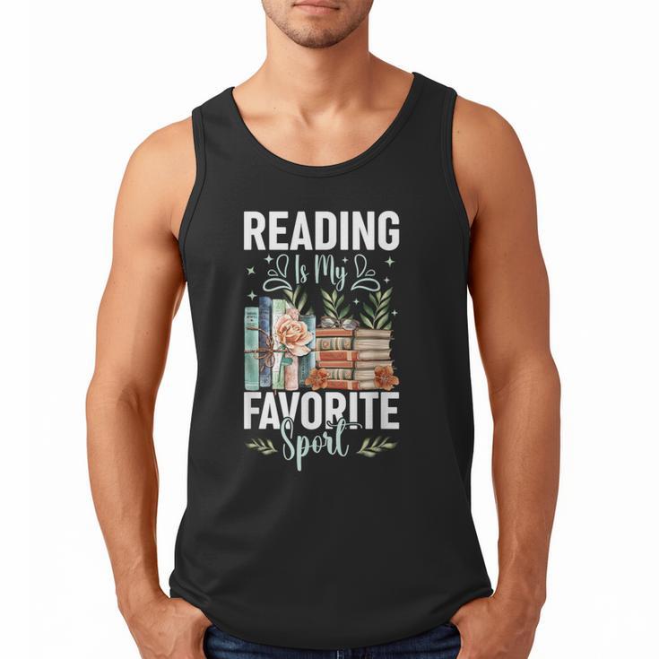 Reading Is My Favorite Sport Bookworm Men Tank Top