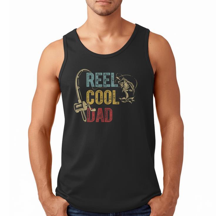 Reel Cool Dad Fishing Shirt Father's Day Fisherman Men Tank Top