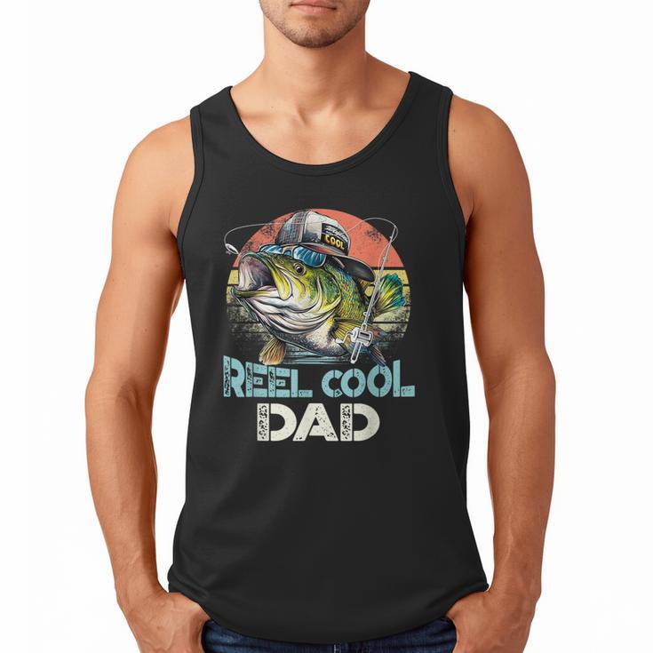 Reel Cool Dad Fishing Vintage Retro Father's Day Men Tank Top