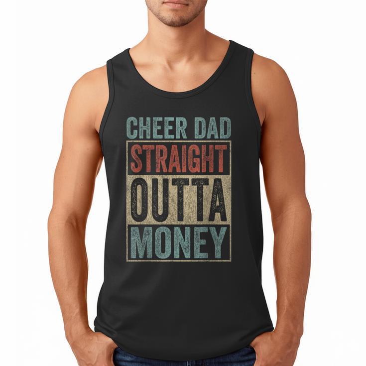 Retro Cheer Dad Straight Outta Money Men Tank Top