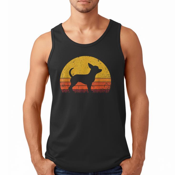 Retro Chihuahua Men Women Dog Mom Dad Chihuahua Men Tank Top