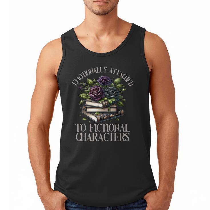 Romance Book Shirt Emotionally Attached Fictional Characters Men Tank Top