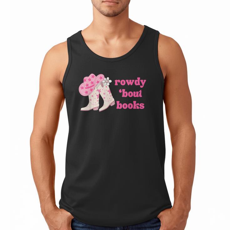 Rowdy 'Bout Books Cowboy Lovers Men Tank Top