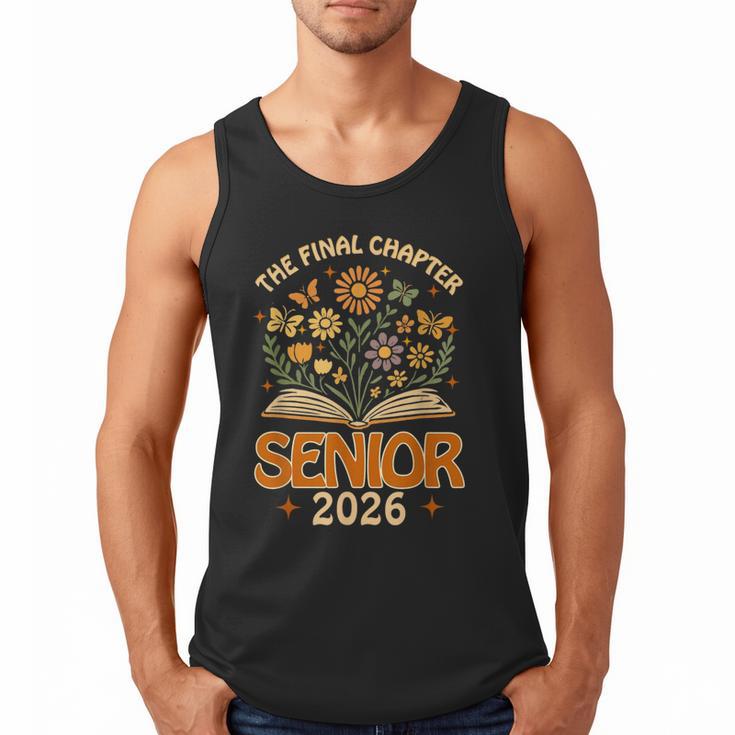 Senior 2026 Final Chapter Retro Book Lover Last First Day Men Tank Top