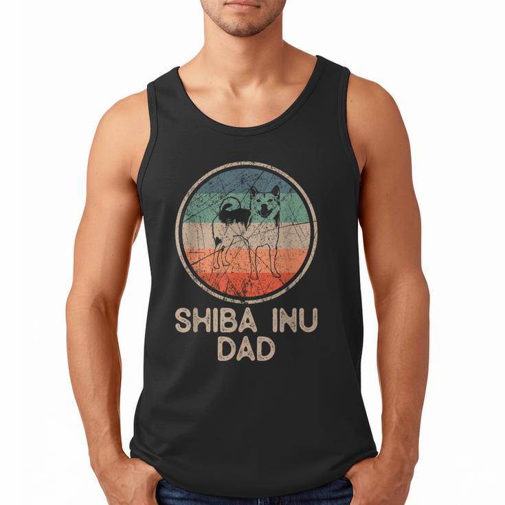 Shiba Inu Dog Vintage Shiba Inu Dad Men Women Men Tank Top