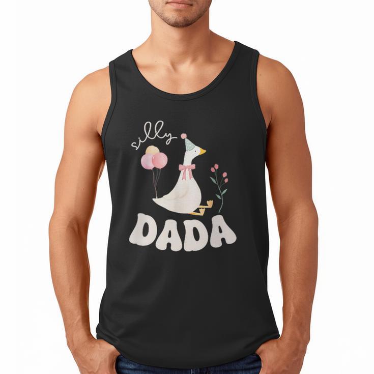 Silly Dada Silly Goose Dad Birthday Family Matching Party Men Tank Top